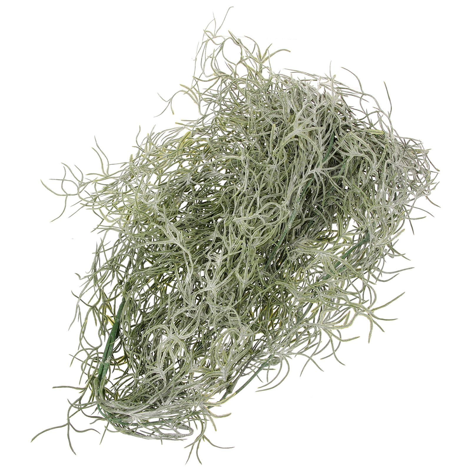 Sphagnum Moss Dry - Głębokozielone sztuczne suszone kwiaty wiszące mchy
