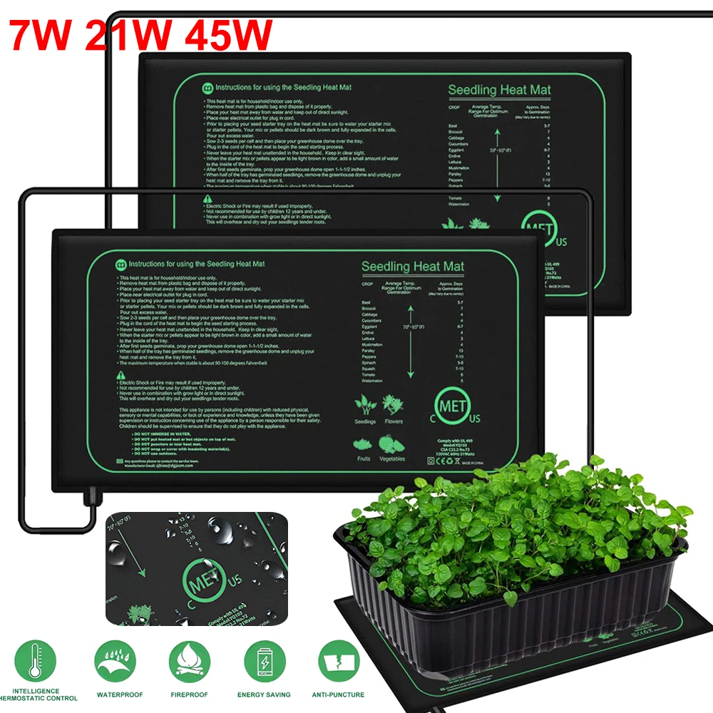 Heat Mat Seedling - Mata grzewcza do sadzonek 10/25/50 cm,