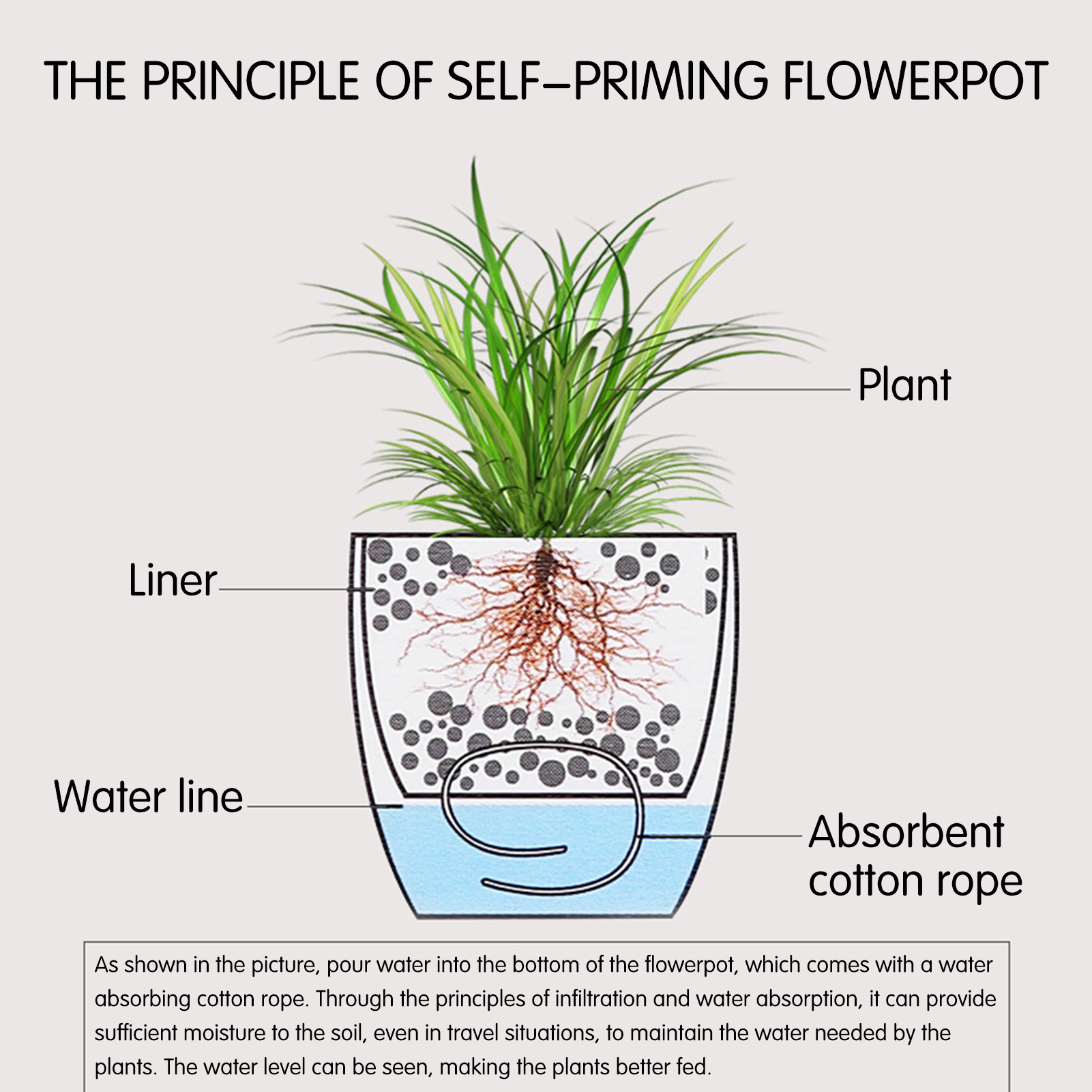 Automatyczne doniczki samonawa – Self Watering Insert recenzja i cena