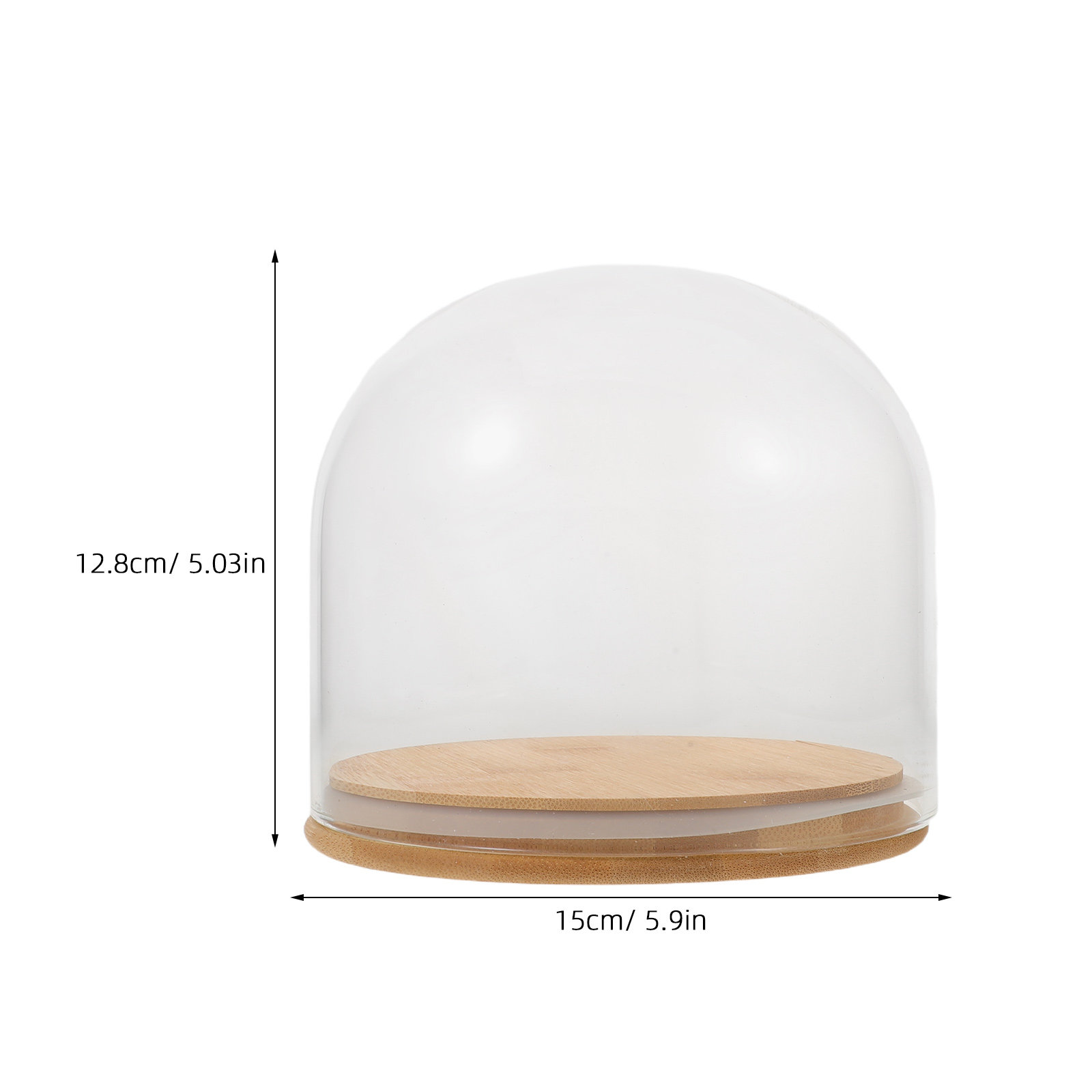 Przezroczysta szklana kopuła z – Plastic Dome Clear recenzja i cena