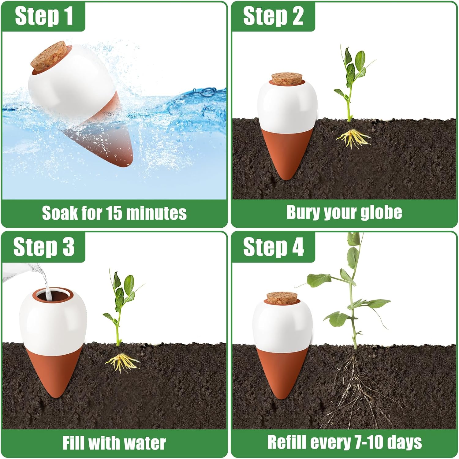 Terracottaowe kolce do podlewa – Self Watering Insert recenzja i cena
