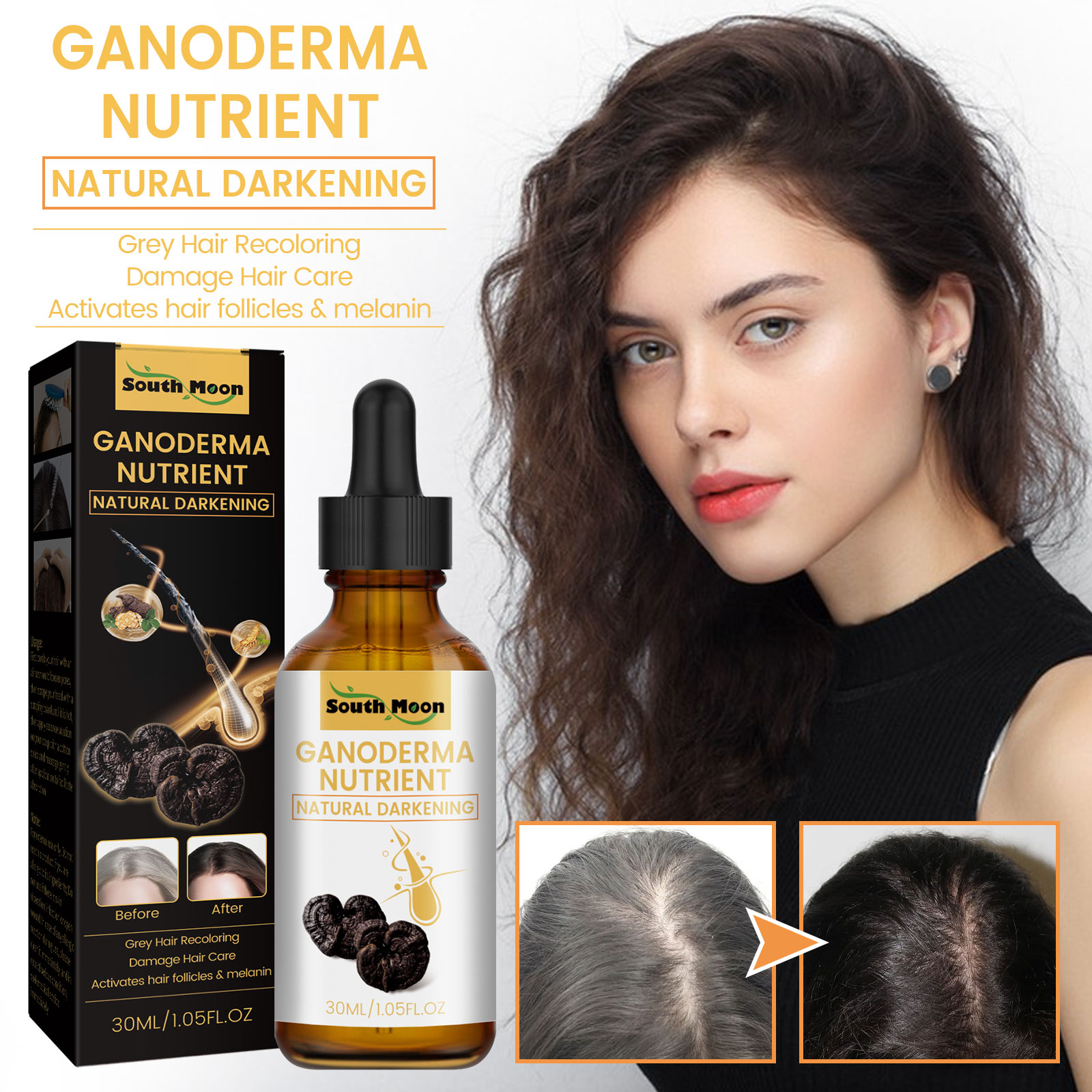 Płyn do włosów Black Ganoderma – Root Stimulator Liquid recenzja i cena