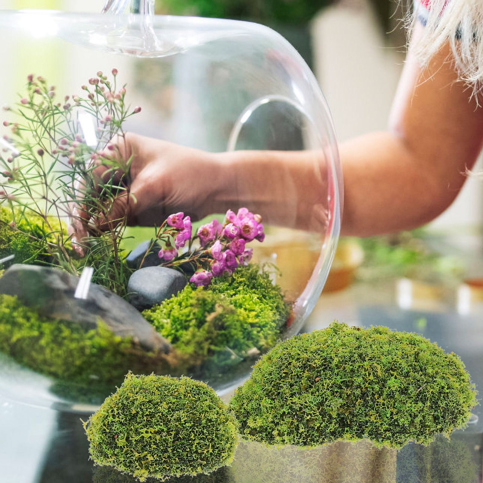 12 sztuk sztuczny mech skały f – Sphagnum Moss Dry recenzja i cena