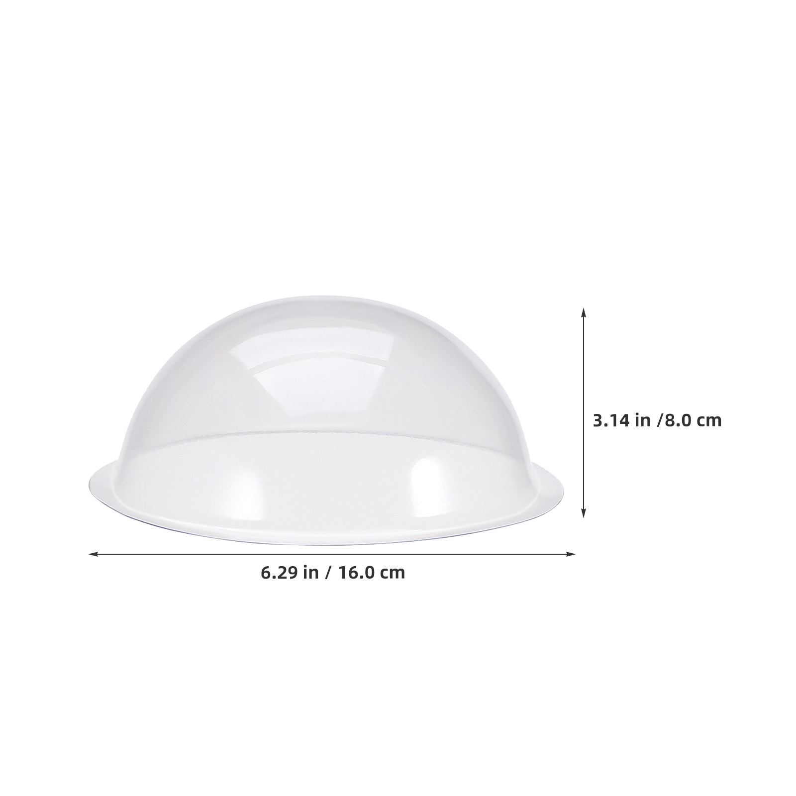12 szt. przezroczystych, wypeł – Plastic Dome Clear recenzja i cena
