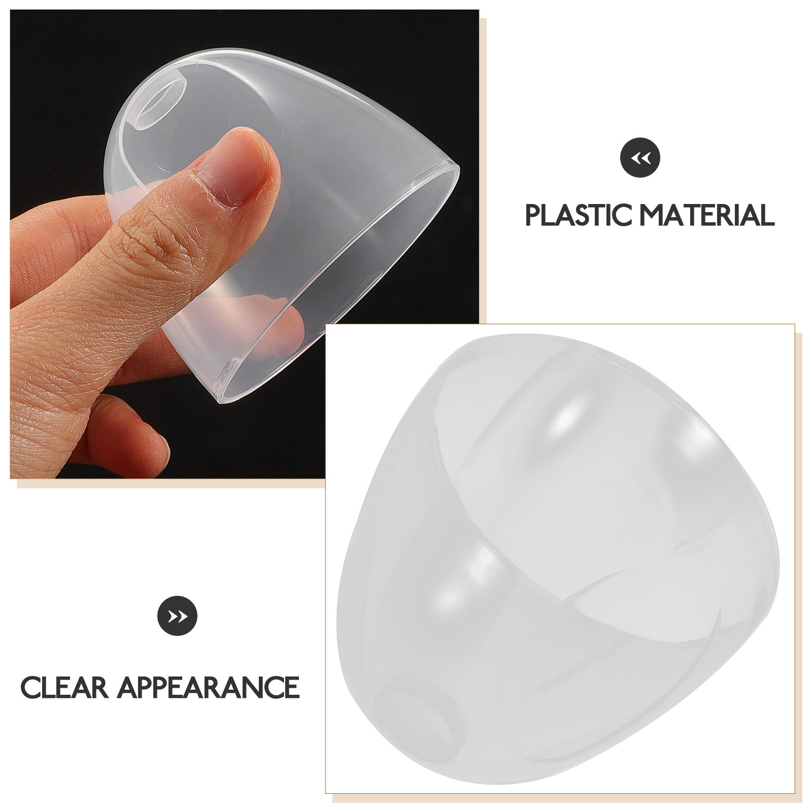 Wymienne plastikowe nakrętki d – Plastic Dome Clear recenzja i cena